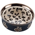 thumbnail image 2 of Spot Ritz Copper Rim Dog Dish Leopard 5 Inch, 2 of 2
