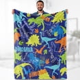 thumbnail image 1 of LHSHID Dinosaur Gifts Blanket for Boys Girls Dino Themed Throw for Women Kids Men Adults Bedroom Living Room Decor Soft Fleece Cozy Plush Bed Couch Birthday Christmas Lightweight Blanket, 1 of 6
