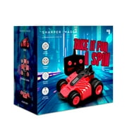 Sharper Image® Sideslider Stunt RC Car with 3 Driving Modes, 90-Degree Wheel Rotation, LED Lights, 2.4 GHz Remote Control, Age 6+