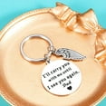 thumbnail image 3 of Memorial Gifts for Loss of Father - Remembrance Bereavement Sympathy Gift for Daughter Son In Memory of Father, Dad Bereavement Gifts for Women Men Him Her, Carry You Until I See You Again Keychain, 3 of 5