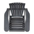 thumbnail image 2 of Safavieh Merlin Acacia Wood Adirondack Chair w/ Retractable Footrest in Gray, 2 of 5