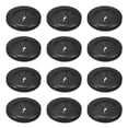 thumbnail image 1 of Uxcell Paquete de 12 Grommets de Goma para Cableado Grommet de Agujero de Escritorio en Forma de Pétalo de 30 mm, 1 of 1