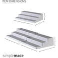 thumbnail image 3 of SIMPLEMADE 3-Tier Spice Rack Organizer - Versatile Storage Shelf for Kitchen, Bathroom, Bedroom & Office, Set of 1, White, 3 of 6