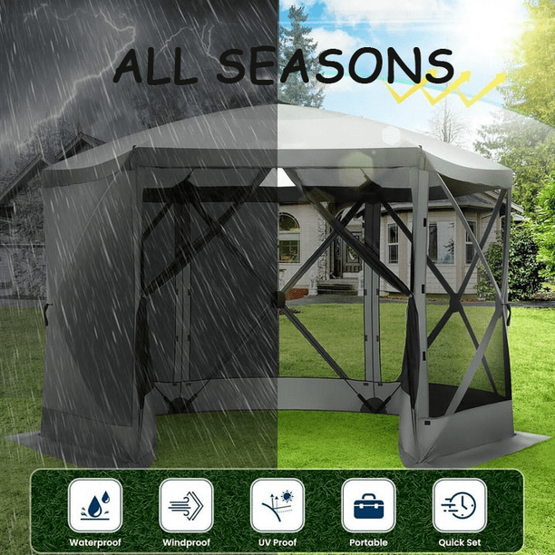 HOTEEL Cenador 12x12 Pies, Dosel Emergente Exterior HOTEEL Cenador 12x12 Pies, Dosel Emergente Exterior