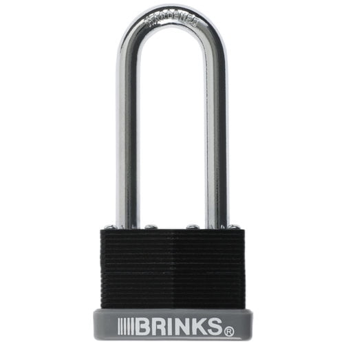Brink's 44mm Laminated Steel Long Shackle Padlock Zx15