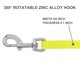 thumbnail image 5 of Correa Qiaosite para adiestramiento de perros, impermeable y duradera, 15 m, color amarillo, 5 of 7