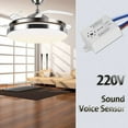 thumbnail image 2 of 220V Voice Sensor Switch Indoor Intelligent Auto On Off Lights Switch Detector, 2 of 4