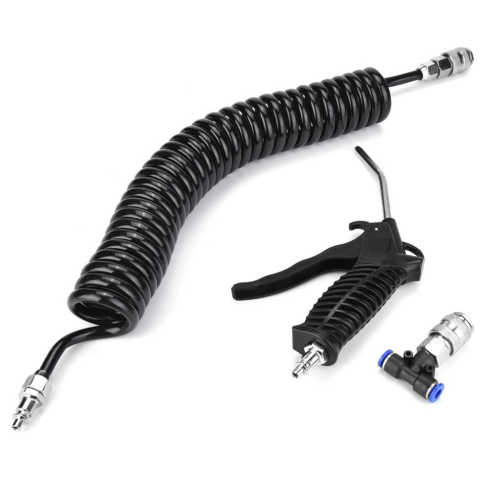 OTVIAP Black Air Duster Gun Pneumatic Wind Blowing Kit Set with EU