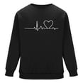 thumbnail image 4 of PNTUTB Men's Fashion Valentine's Day Print Long Sleeves Crew Neck Pullover Casual Loose Comfort Sweatshirts, 4 of 6