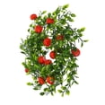 thumbnail image 3 of Guirnalda de frutas artificiales con vegetación primaveral para repisa de boda, mesa y jardín., 3 of 5