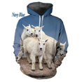 thumbnail image 3 of Sudadera con capucha con estampado de ovejas divertidas y personalidad para hombre, moda informal, unisex, estampado 3D de animales, sudaderas gráficas, tops, 3 of 5