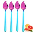 thumbnail image 1 of Coofit 4 Pcs Cuillère à Pamplemousse en Acier Inoxydable Robuste Cuillère à Dessert Dentelée Cuillère à Fruits, 1 of 10