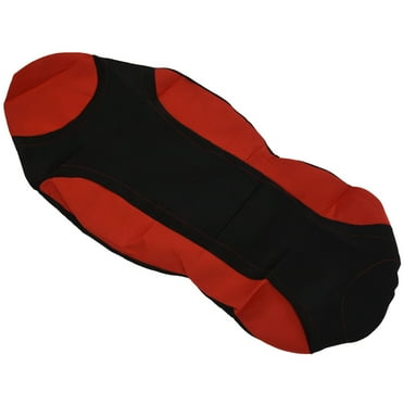 Car Universal Support High Back Bucket Seat Cover Red