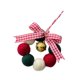 thumbnail image 4 of Adorno colgante de corona de árbol de Navidad con lazo y campana. Estilo B, 4 of 9