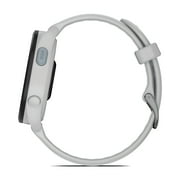 Garmin Forerunner 165, Running Smartwatch, Colorful AMOLED Display, Training Metrics and Recovery Insights, Whitestone