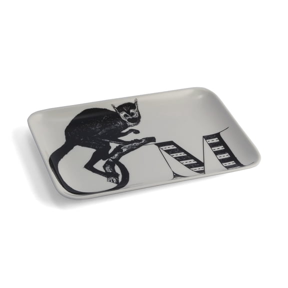 M Monkey Alphabet Tray