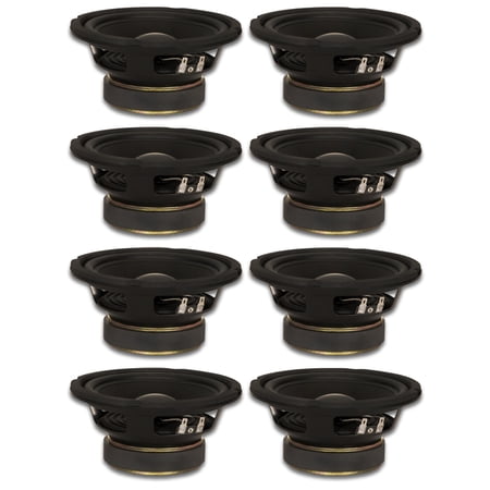 8 Goldwood Sound GW-6024 Rubber Surround 6.5  Woofers 170 Watts each 4ohm Replacement Speakers price history on PriceWatchPro