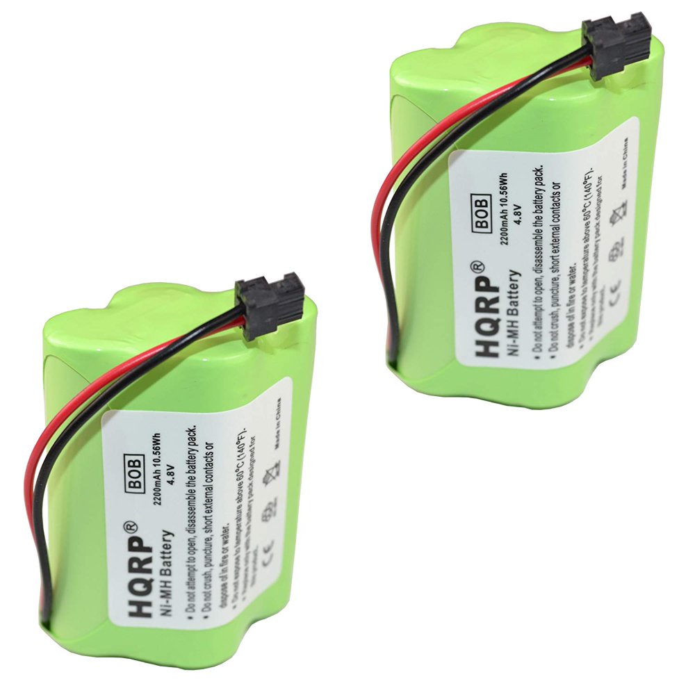 HQRP 2-Pack 2200mAh Battery for Uniden SPORTCAT SC-150 SC-140 SC140