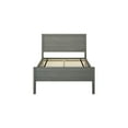 thumbnail image 5 of Plank+Beam Solid Wood Twin Bed Frame with Headboard, Modern Platform Bed for Adults, White, 5 of 7
