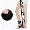 thumbnail image 2 of Stretch Strap for Foot, Calf & Hamstring Muscles. Guided Stretching Device for Posture Correction - rose Red, 2 of 5