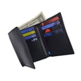 thumbnail image 4 of Genuine Leather Multi Credit Card Holder ID Trifold Wallet 553, 4 of 14