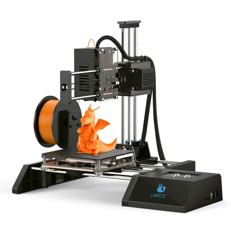 LABISTS Mini Desktop 3D Printing & Laser Engraving 2 in 1 DIY PRO Kit with  10M 1.75mm PLA Filament for Beginners Kids Teens, 3D Printer 