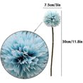 thumbnail image 2 of 12pcs Artificial Chrysanthemum Ball Flowers With Silk Stems Hydrangea Arrangement Bouquet -, 2 of 5