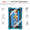 thumbnail image 4 of For Amazon Fire HD 8 Kids (8th Gen, 2018) / Fire HD 8 Kids (7th Gen, 2017) - SuperGuardZ Tempered Glass Screen Protector [Anti-Scratch, Anti-Bubble] + LED Stylus Pen, 4 of 4