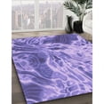 thumbnail image 3 of Ahgly Company Machine Washable Indoor Rectangle Transitional Bright Lilac Purple Area Rugs, 8' x 12', 3 of 7