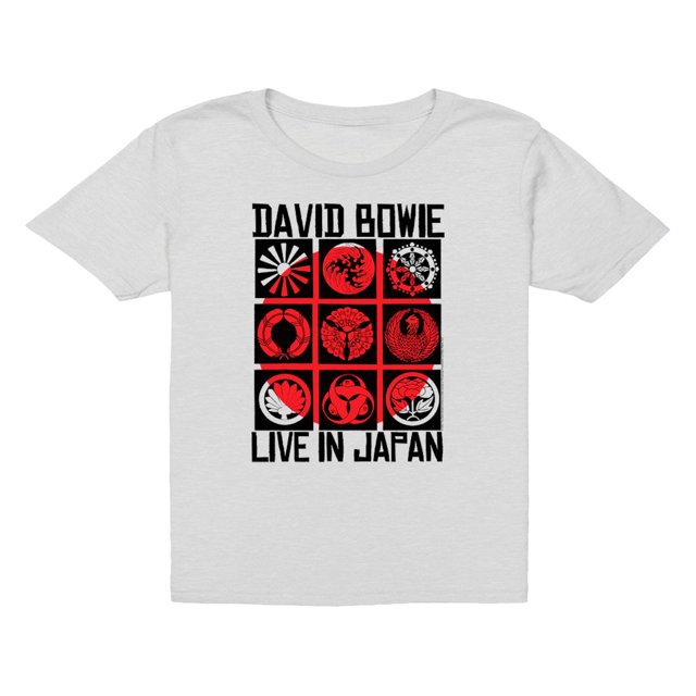 David Bowie - Camiseta Live In Japan para Adultos Unisex (Blanco)