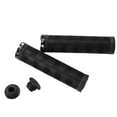 thumbnail image 2 of Puños De Goma Antideslizantes Para Manillar De Bicicleta Con Cierre Metálico Unilateral Negro, 2 of 2