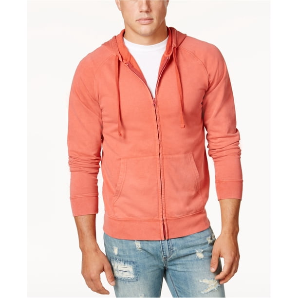 Sudadera con capucha American Rag de forro polar para hombre rojo mediano