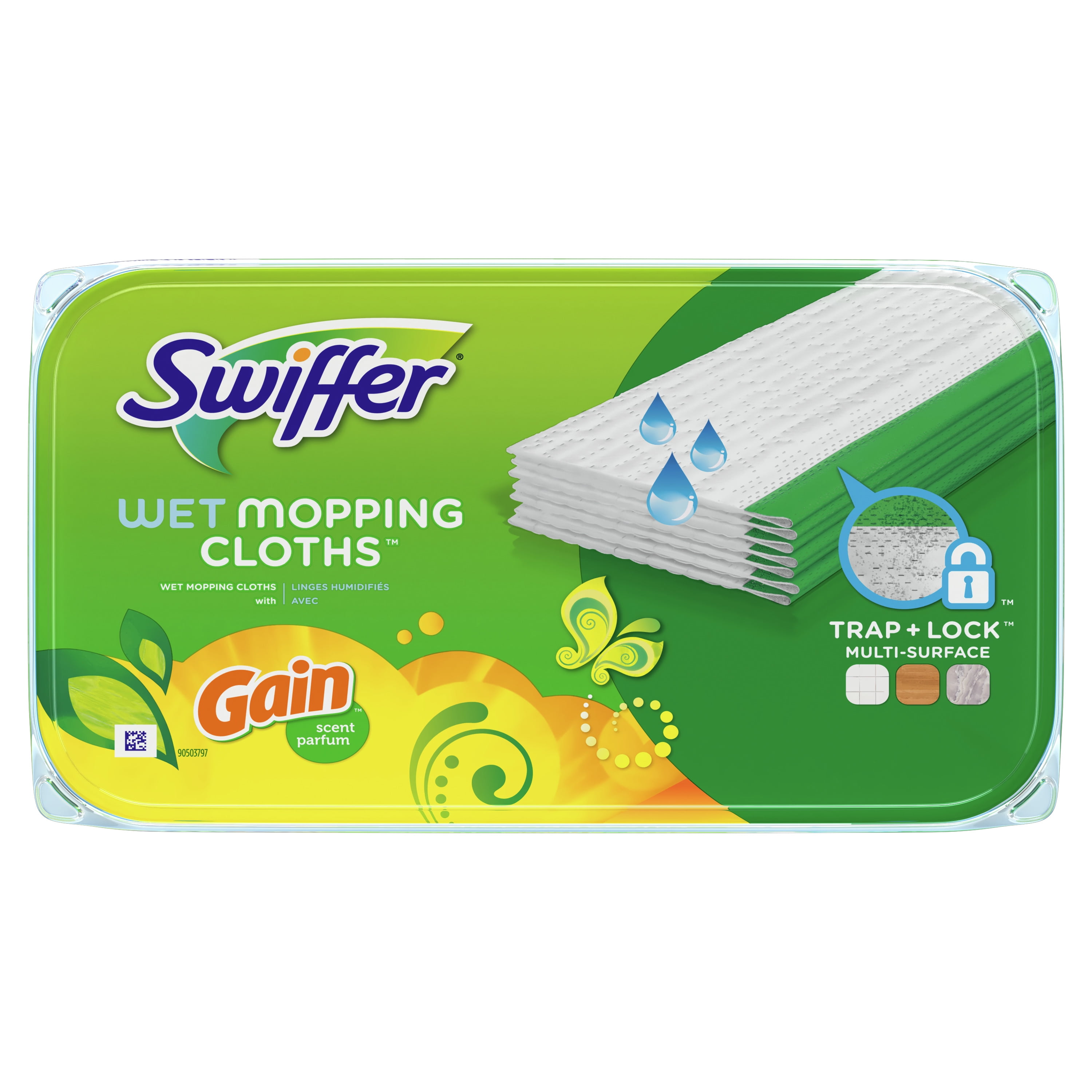 Swiffer Sweeper Wet Mopping Pad Refills for Floor Mop Open Window Fresh Scent 12 