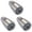 Silver 3 Packs, variant on Universal Pull Down Kitchen Faucet Sprayer Head Replacement Pull Out Kitchen Faucet Spray Head Bruhsed 2 Function Sprayer A 2PCS