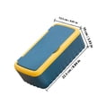 thumbnail image 2 of GOOHOCHY Organizador rectangular para caja de pañuelos con tapa, dispensador de toallitas de alta capacidad, funda para caja de pañuelos, contenedor para toallitas húmedas para bebés y baño,, 2 of 8