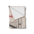 thumbnail image 2 of Istanbul Soft Flannel Fleece Throw Blanket, Galata Tower Bosphorus Image Bridge Old Fashioned Vintage Car Vintage Scenery, Cozy Plush for Indoor and Outdoor Use, 50" x 70", Multicolor, by Ambesonne, 2 of 5