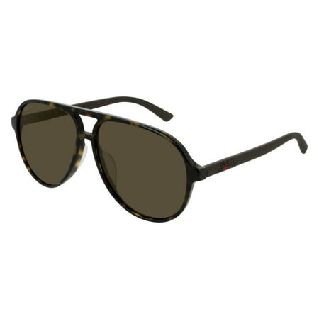 Gucci GG0423SA 002 Sunglasses Havana Brown Frame Brown Lenses 60mm