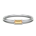 thumbnail image 1 of East-West Stackable Baguette Birthstone Ring - Citrine (November), 1 of 5