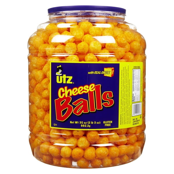 Utz Cheese Balls 35 Oz Tub