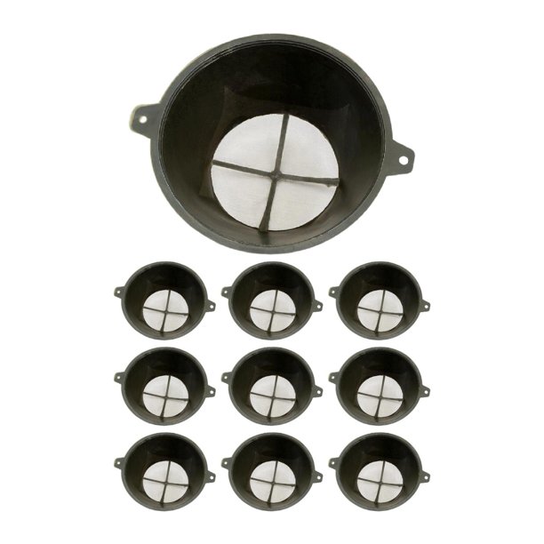 Filtro de pintura industrial de malla, colador de pintura fácil de usar y reutilizable para el hogar y camiones. 10 piezas 15 x 65 cm