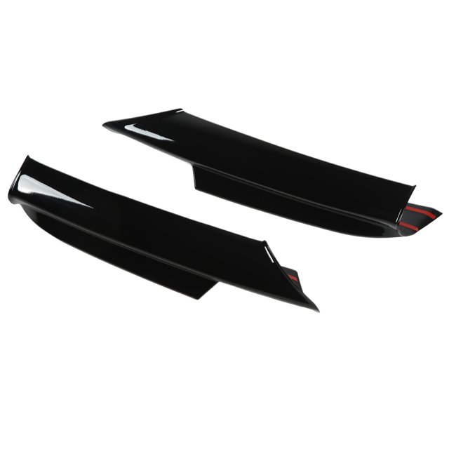 Front Bumper Lip Splitter, Scratch Resistant Front Bumper Spoiler High Temperature Resistant For Vehicle