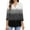 Gray, variant on Frostluinai Women's Tunic Tops Pleated Fashion Graident T Shirts 3/4 Sleeve V Neck Lounge Clloared Shirts Lightweight Beach Blouses