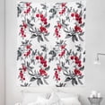 thumbnail image 1 of Rowan Tapestry, Abstract Modern Garden Theme with Rowan Plant Botanical Pattern Design, Fabric Wall Hanging Decor for Bedroom Living Room Dorm, 5 Sizes, Ruby Grey Black, by Ambesonne, 1 of 1