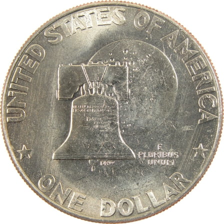 1976 D Type 1 Eisenhower Bicentennial Dollar BU Uncirculated Clad $1