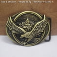 thumbnail image 2 of Men Belt Buckle Eagle Pattern Creative Metal Belt Buckle Belt Accessories, 2 of 4