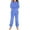a-Blue1918, variant on VNKIDY Girls Kids Solid Color 2 Piece Outfit Plush Long Sleeve Crewneck Loose Fit Pullover Elastic Waisted Pants For Daily Wear Lovely Set