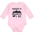 thumbnail image 3 of Inktastic Dallas Texas Someone Loves Me Boys or Girls Long Sleeve Baby Bodysuit, 3 of 5