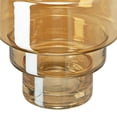 thumbnail image 4 of Alma 14 Inch Modern Vase, Geometric Design, Amber Luster Glass Frame- Saltoro Sherpi, 4 of 5