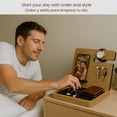 thumbnail image 4 of Regalos Para Hombre - Organizador de Escritorio - Soporte Para Celular, Cartera, Accesorios, Reloj y Porta Llaves - Organizacion Hogar, Oficina y Buro, Docking Station - Regalo Graduación, 4 of 9