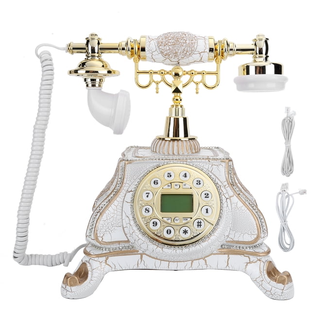 AMONIDA Old‑fashioned Telephone,MS‑8332A European Vintage Landline Classical Wired Old‑fashioned Telephone With Backlight,Telephone Landline